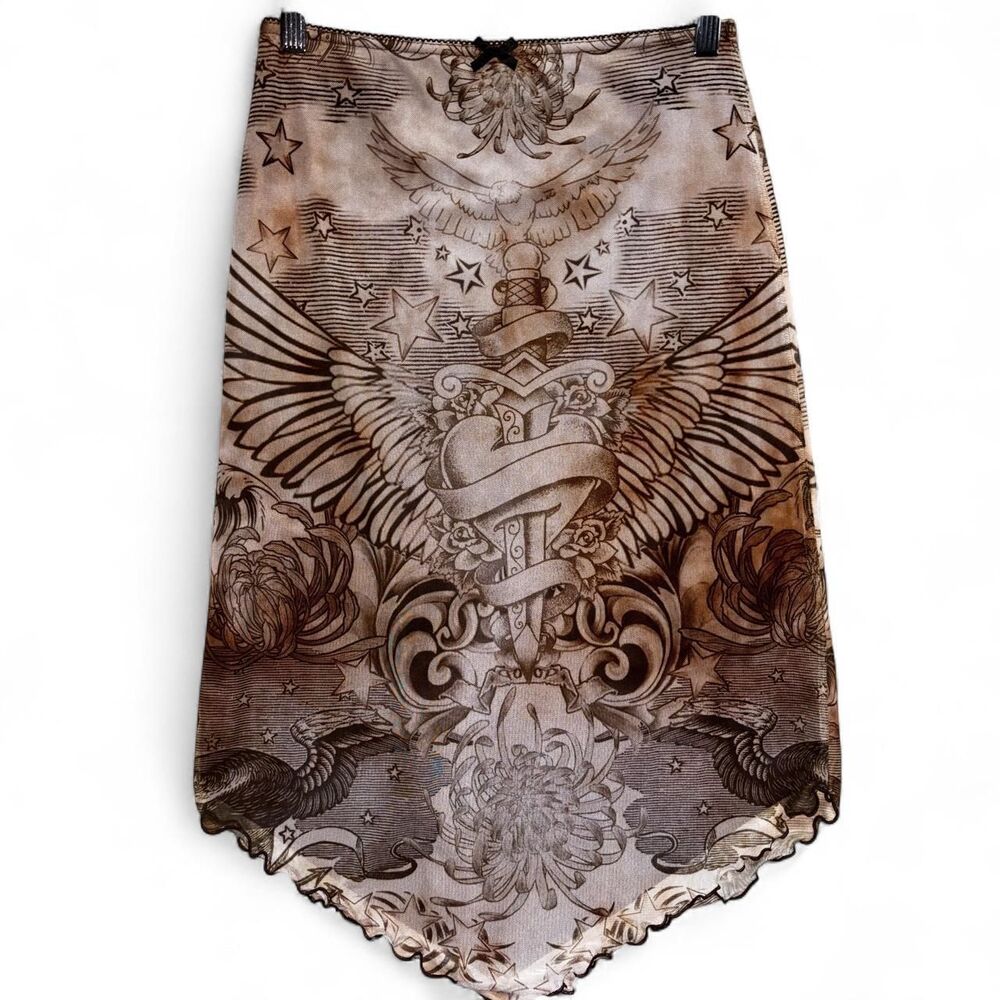 Urban-outfitters Women's Brown and Tan Skirt